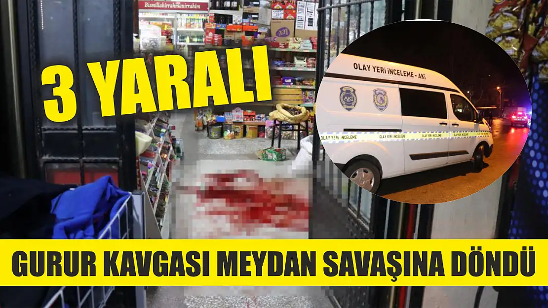 Gurur kavgası meydan savaşına döndü: 3 yaralı