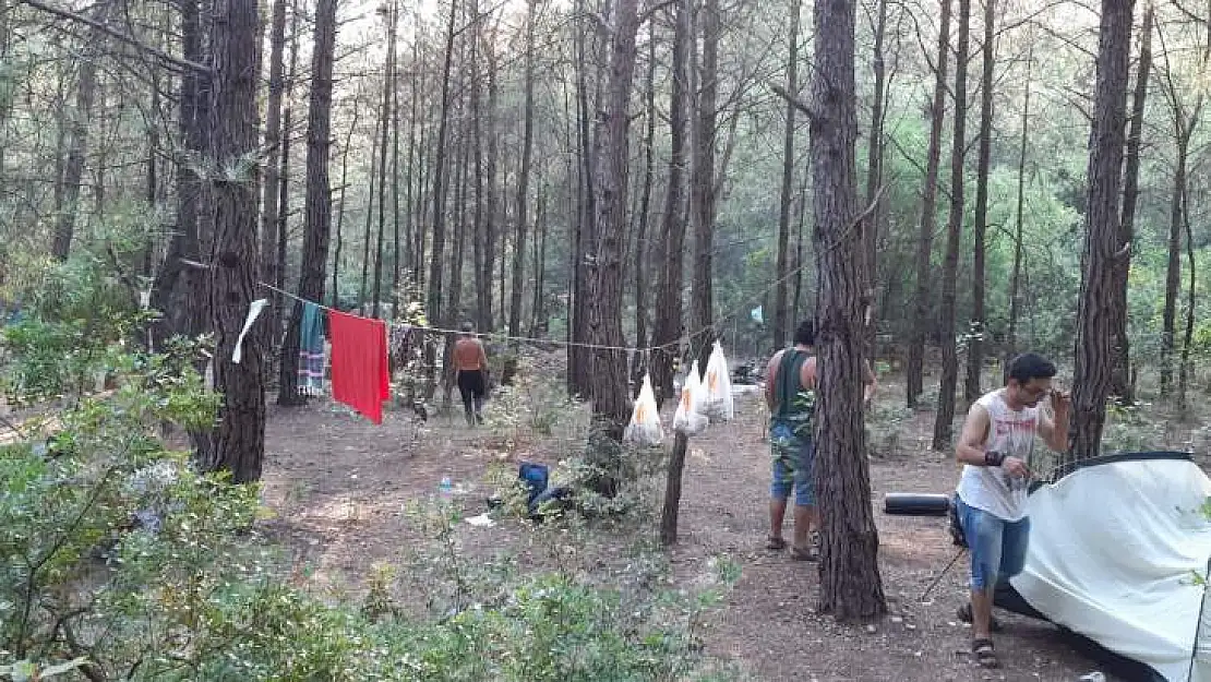 Kabak Koyundaki Çadırlar Kaldırıldı