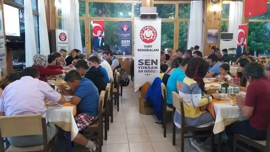 Yurt Sendikaları İftar Yemeğinde Buluştu