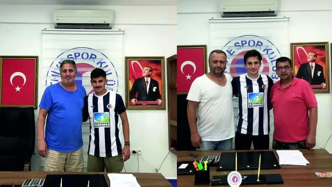 FETHİYESPOR'DA ÇİFTE İMZA