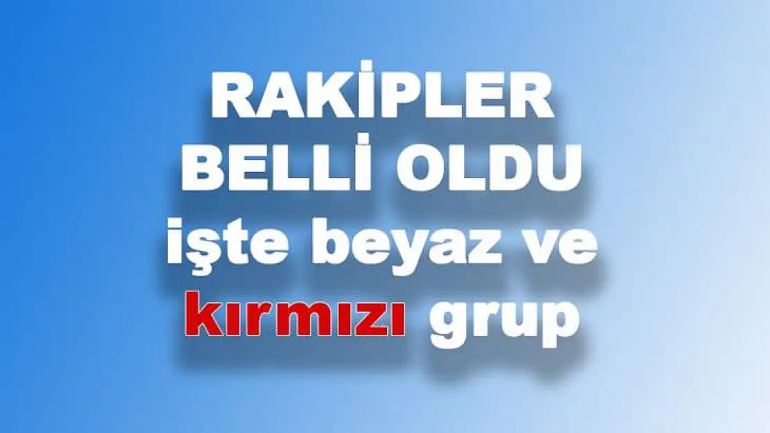 2.lig 2018 Grupları Belirlendi