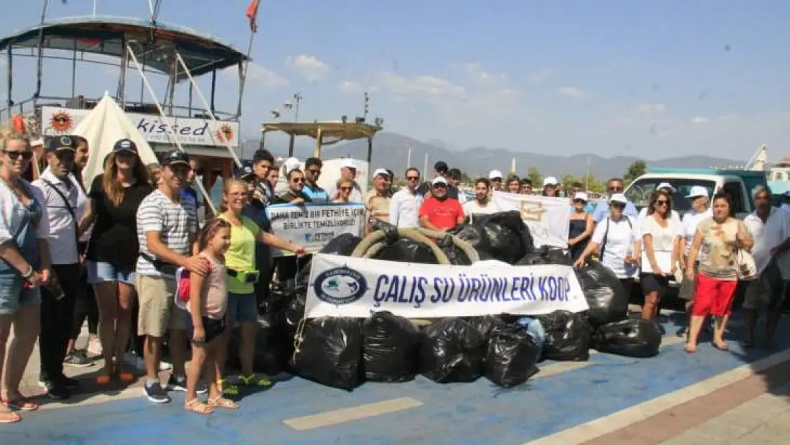 Temizlik kampanyasına yoğun katılım