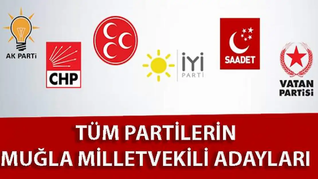 Muğla Milletvekili Adayları Tam Listesi