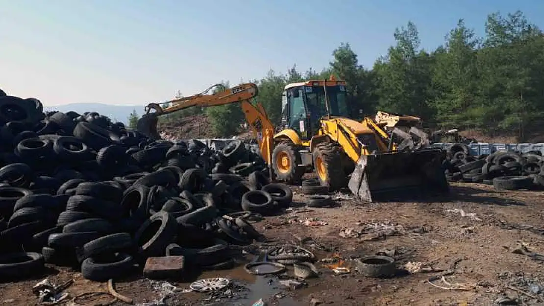 300 Ton Lastik Yakıta Dönüştürüldü