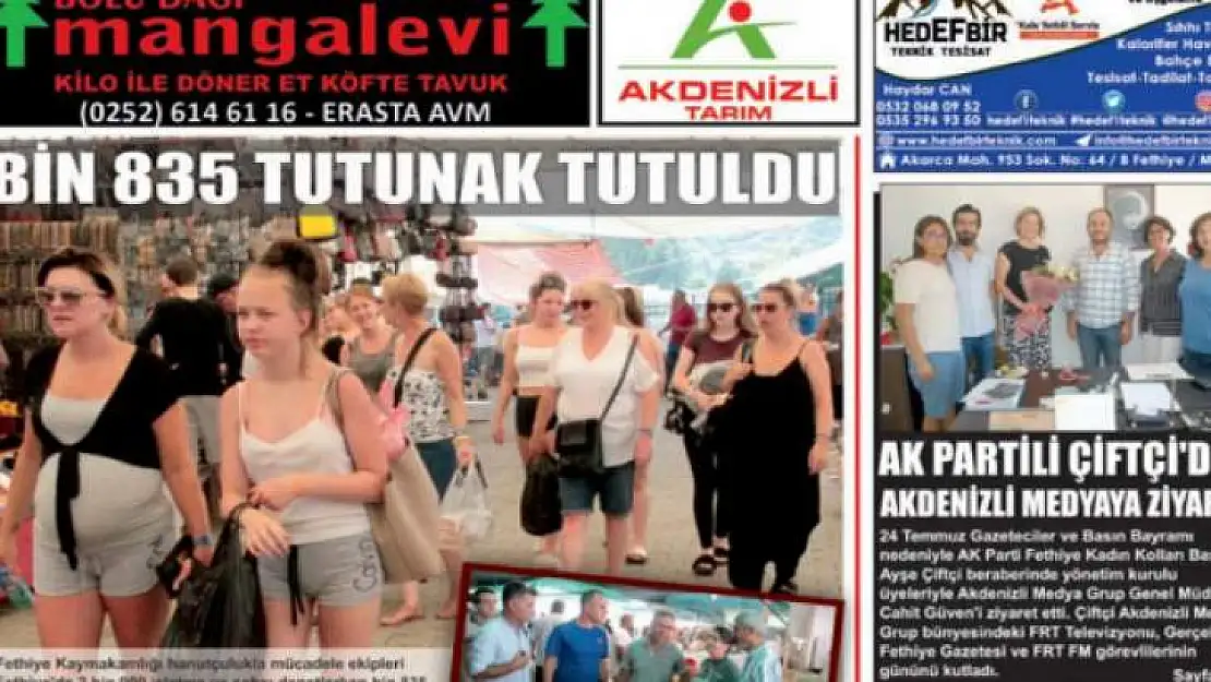 GERÇEK FETHİYE GAZETESİ 24 TEMMUZ 2018