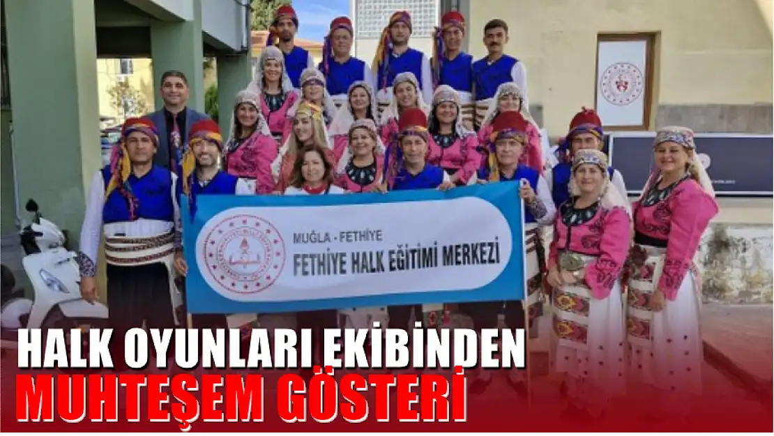 Halk Oyunları Ekibinden Muhteşem Gösteri