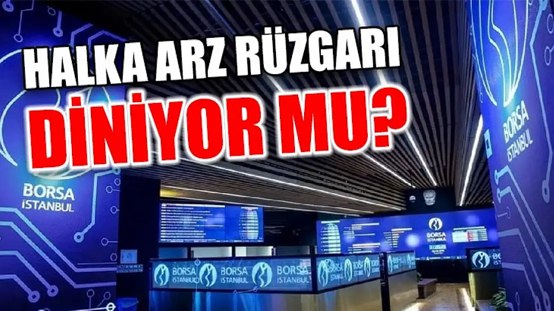 Halka arz rüzgarı diniyor mu?