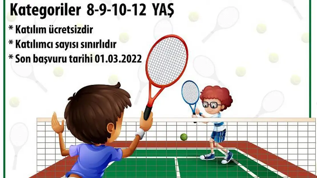 Haydi çocuklar! Tenis şenliğinde buluşalım