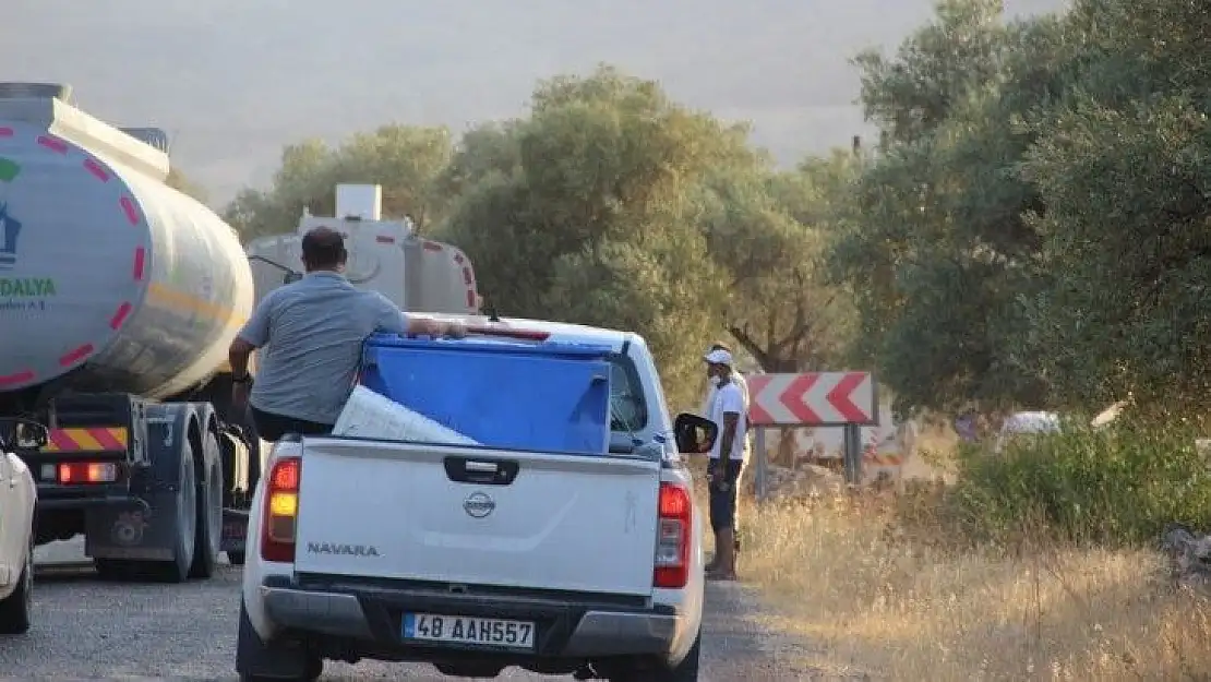 Herkes seferber oldu ama Kıyıkışlacık'ta alevler yeniden yükseldi