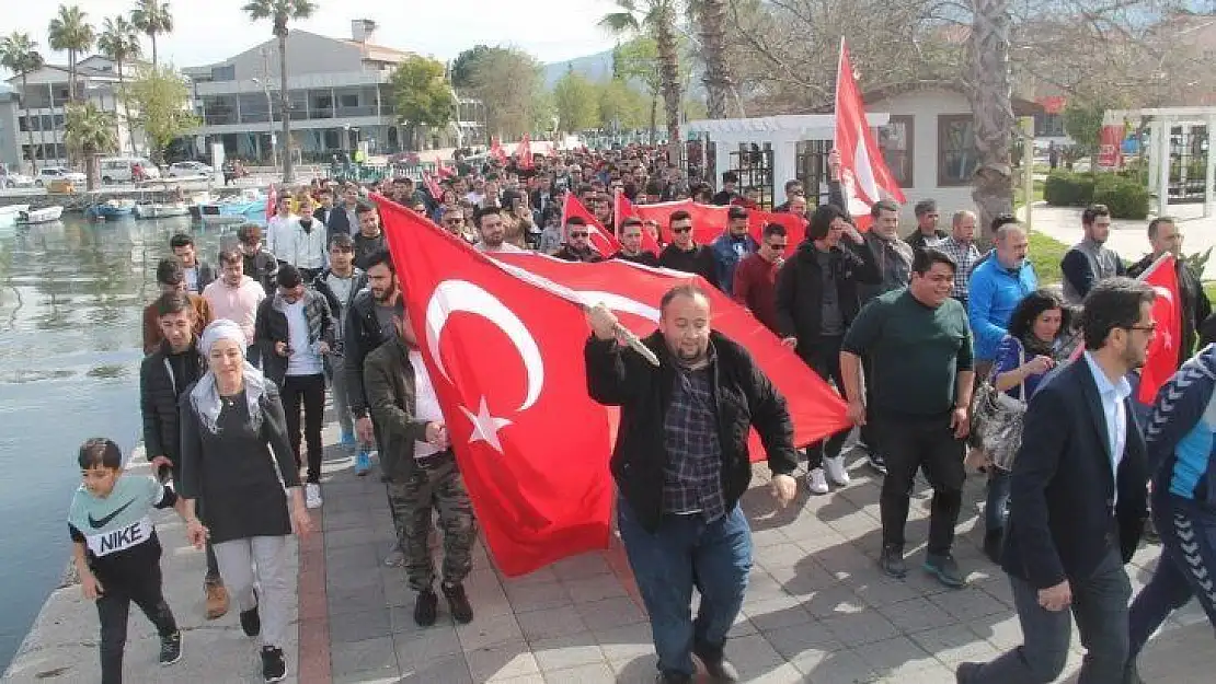 İdlib Şehitleri Fethiye'de de Unutulmadı