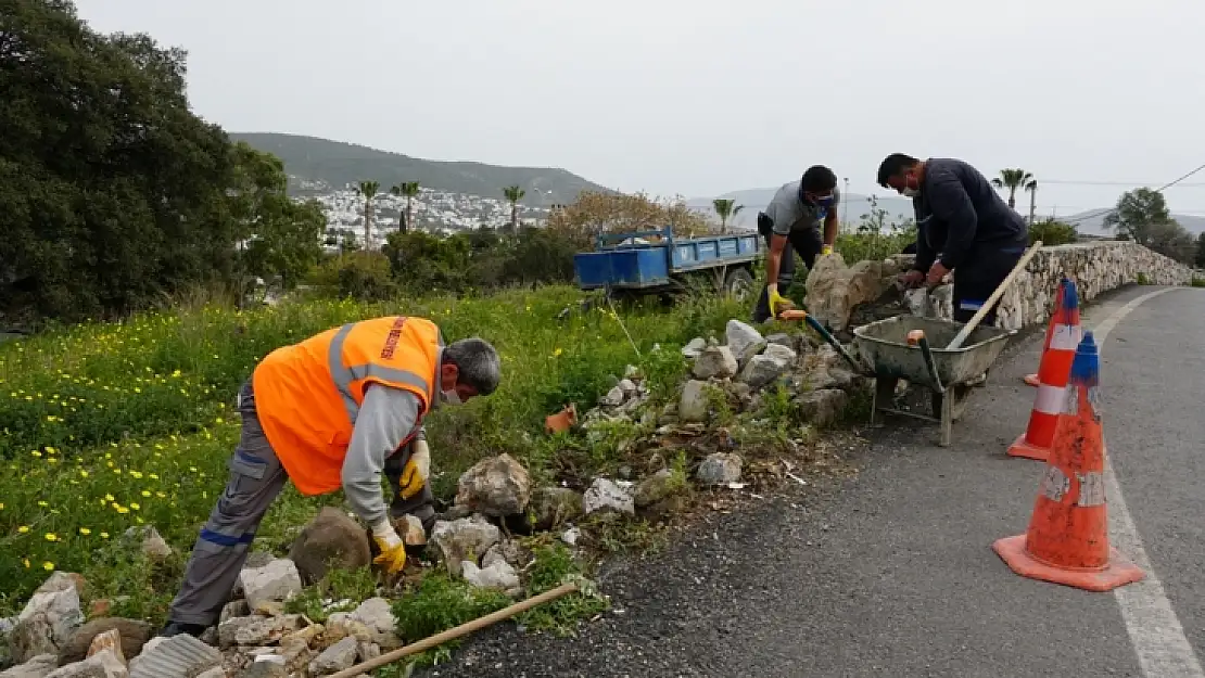 İki yılda 14 bin 250 metre yağmur suyu hattı döşendi