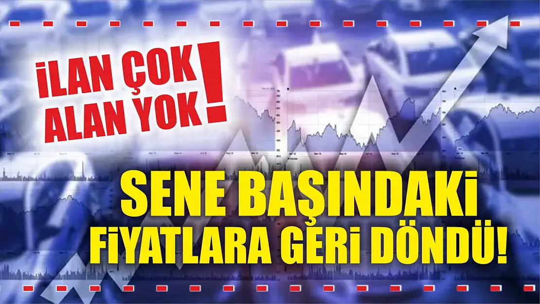 İlan çok alan yok:  Sene başındaki fiyatlara geri döndü!