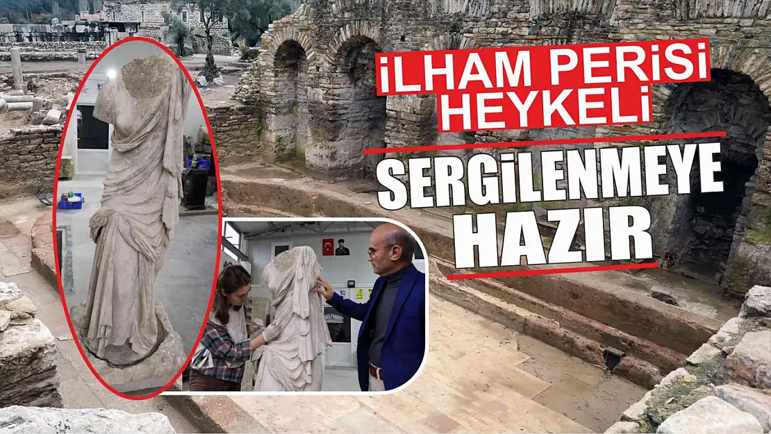 İlham Perisi heykeli sergilenmeye hazır