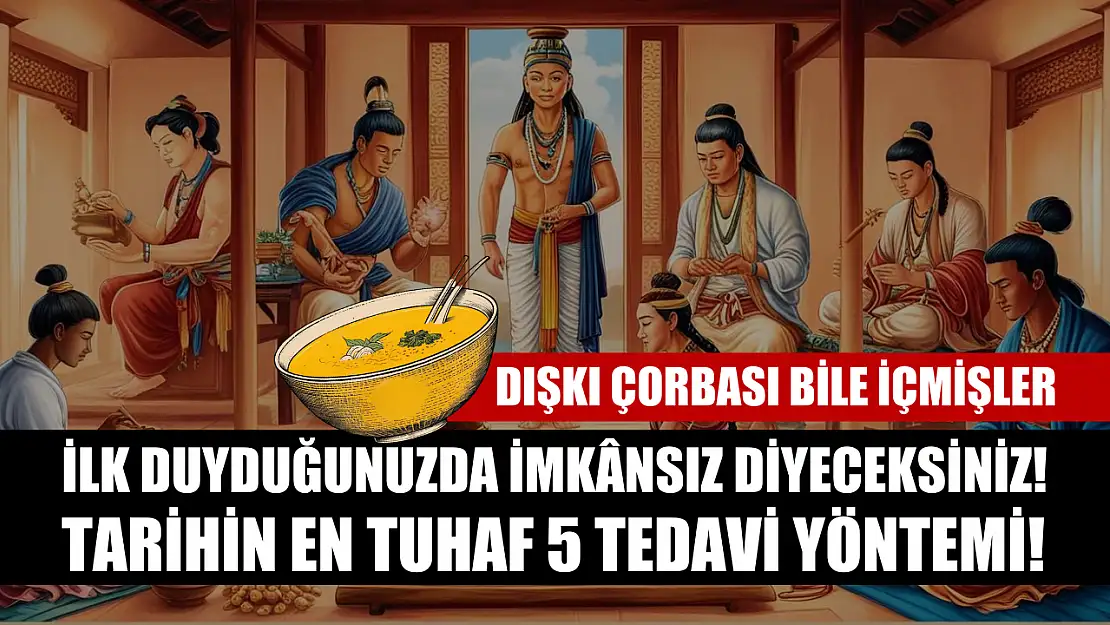 İlk duyduğunuzda imkânsız diyeceksiniz! Tarihin en tuhaf 5 tedavi yöntemi