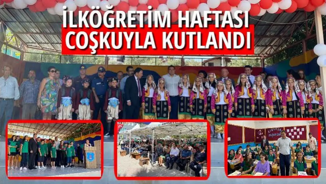 İLKÖĞRETİM HAFTASI COŞKUYLA KUTLANDI