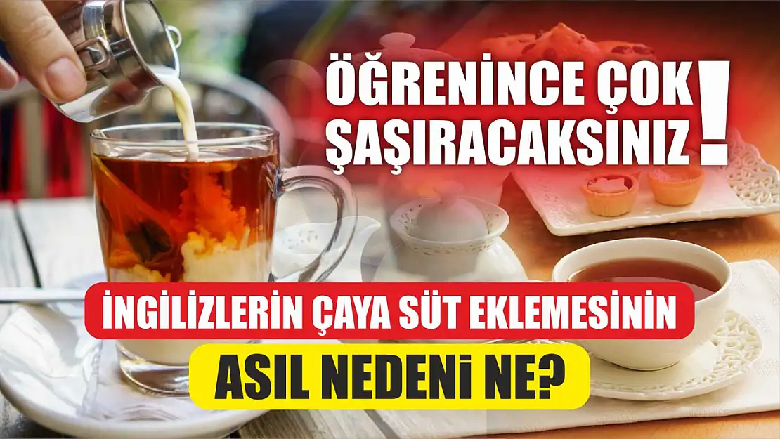 İngilizlerin Çaya Süt Eklemesinin Asıl Nedeni Ne? Öğrenince Şaşıracaksınız!