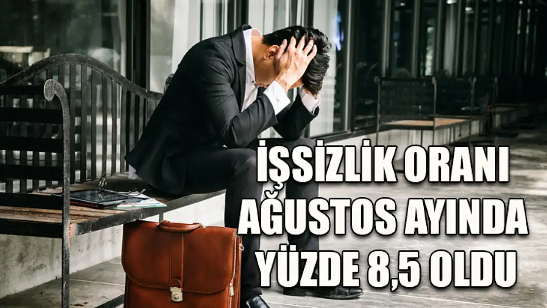 İşsizlik oranı Ağustos ayında yüzde 8,5 oldu