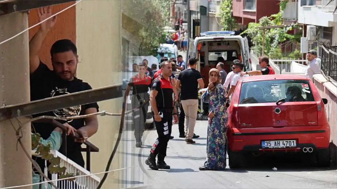 İzmir'de hareketli dakikalar: Önce etrafa ardından kendine ateş etti