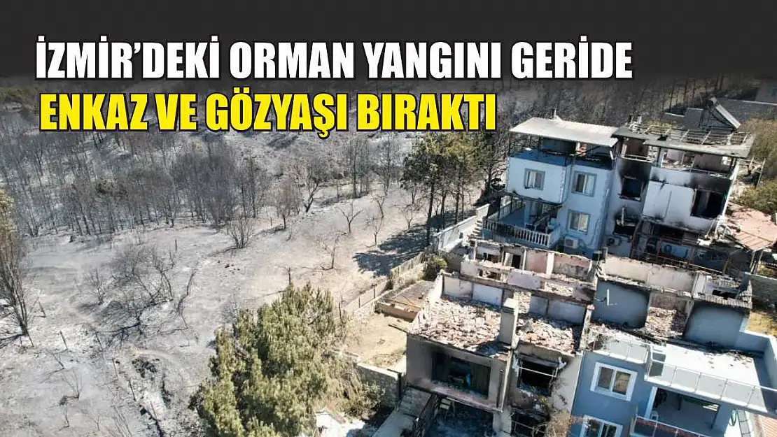 İzmir'deki Orman Yangını Geride Enkaz ve Gözyaşı Bıraktı