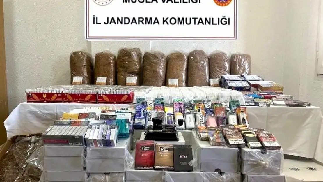 Jandarmadan kaçak tütün operasyonu