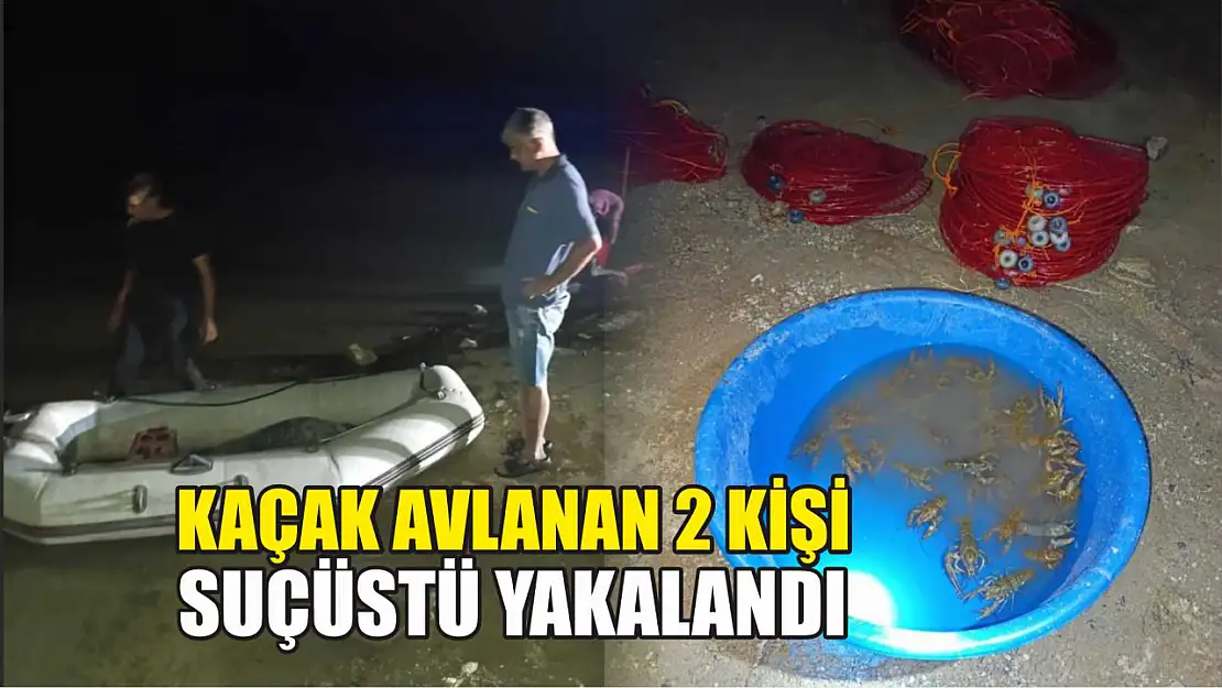 Kaçak avlanan 2 kişi suçüstü yakalandı