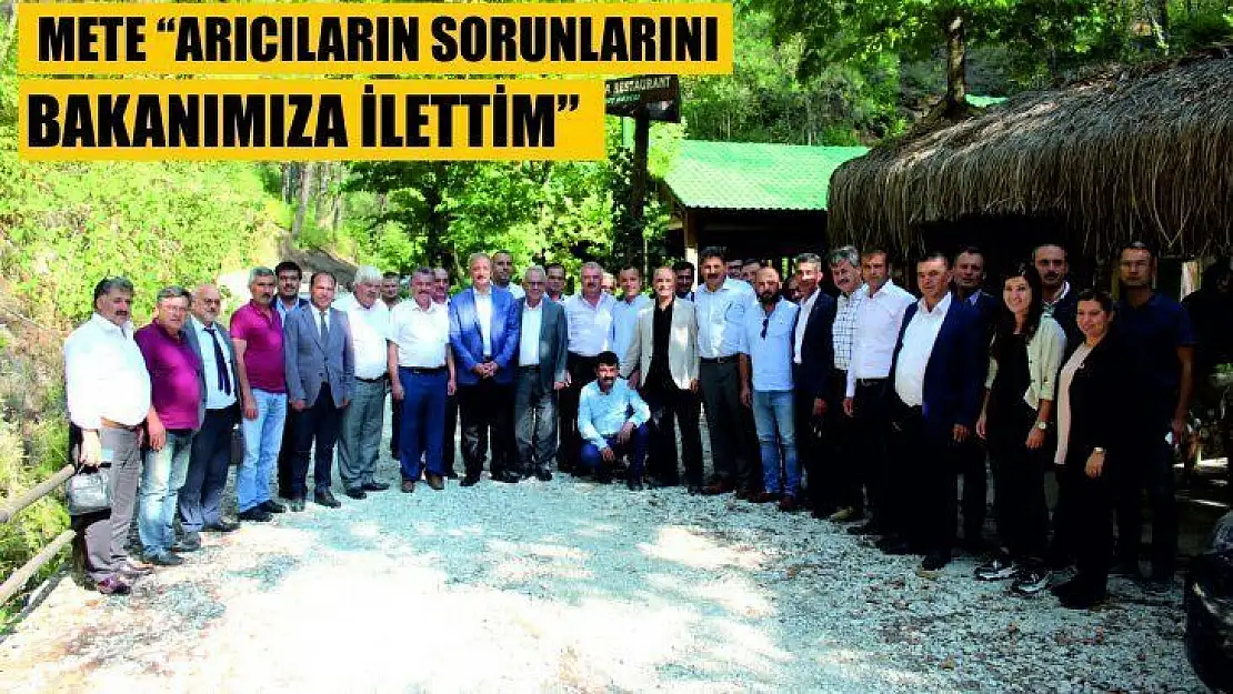 Kadem Mete Arıcıların Sorunlarını Dinledi