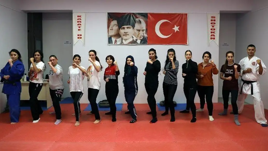 Kadına şiddete karşı yakın savunma eğitimi