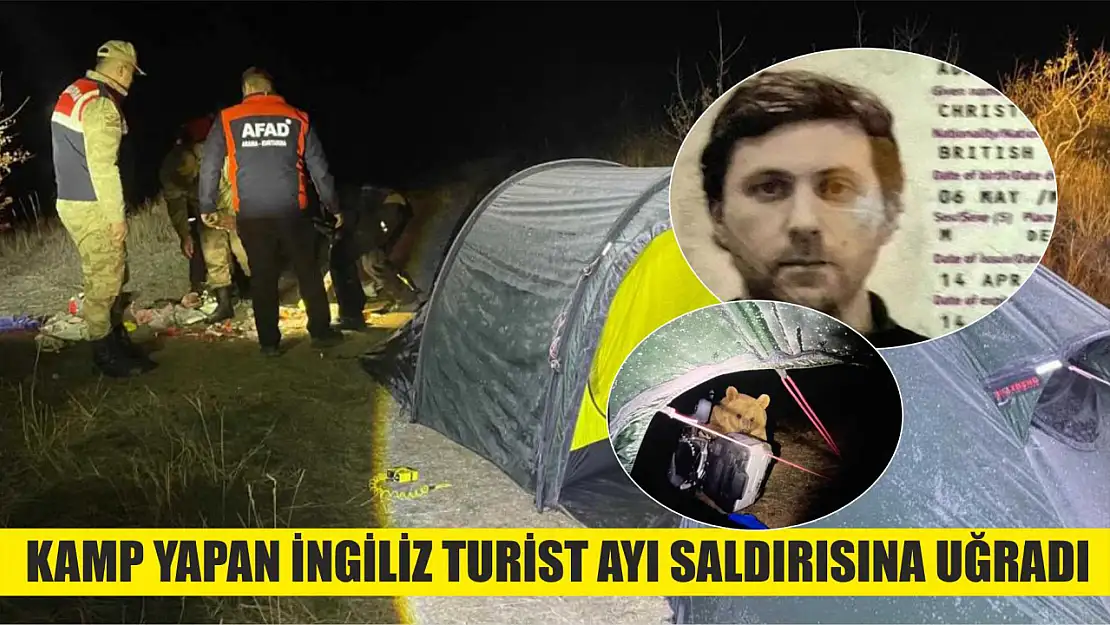 Kamp yapan İngiliz turist ayı saldırısına uğradı