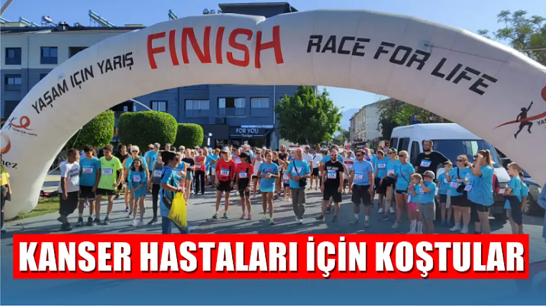 Kanser hastaları için koştular