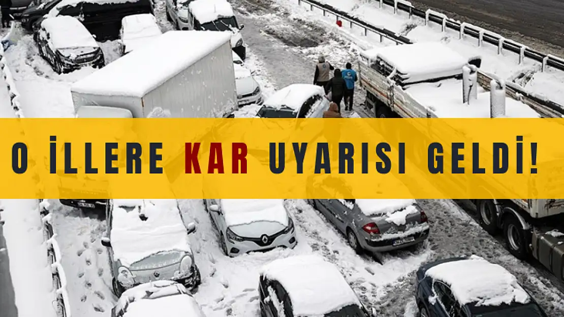 Kar yağışı geliyor, o iller için uyarı geldi, İstanbul'a ne zaman kar yağacak?