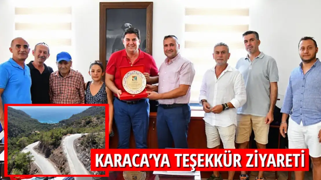 KARACA'YA TEŞEKKÜR ZİYARETİ