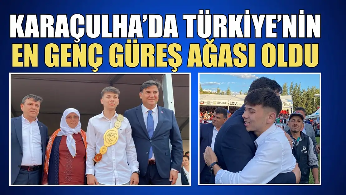 Karaçulha Mustafa Kiremitli 2.Yağlı Güreşleri'nde Türkiye'nin En Genç Güreş Ağası Oldu 