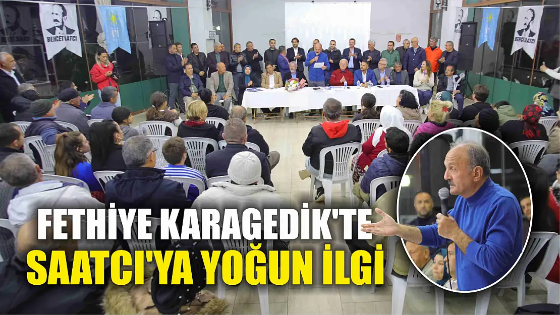 Karagedik'te Saatcı'ya yoğun ilgi