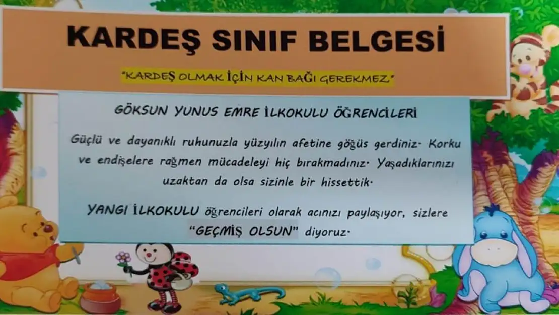 Kardeşlik köprüsü kuruldu