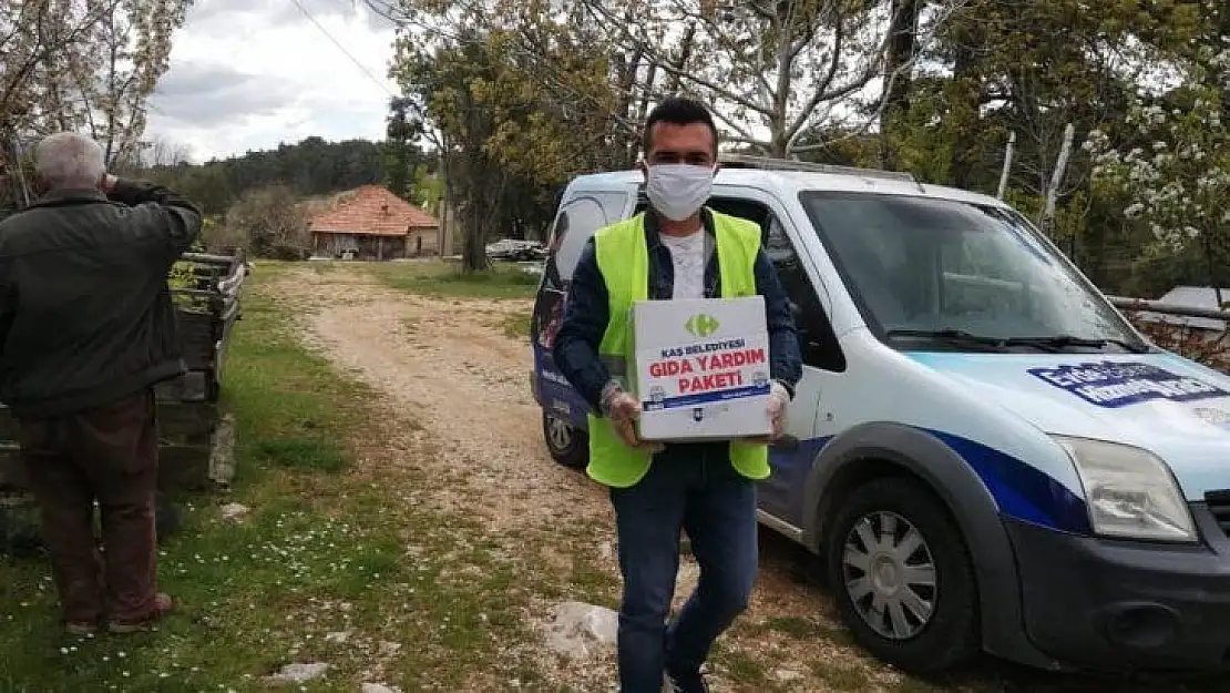 Kaş Belediyesi'nden Ramazan Desteği