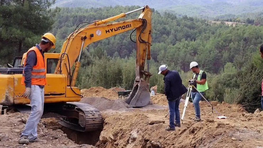 Kavaklıdere'de 4 bin 500 metre hat döşendi