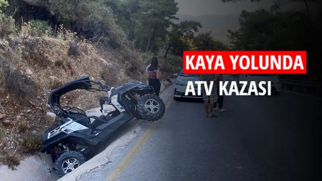 KAYA YOLUNDA ATV KAZASI