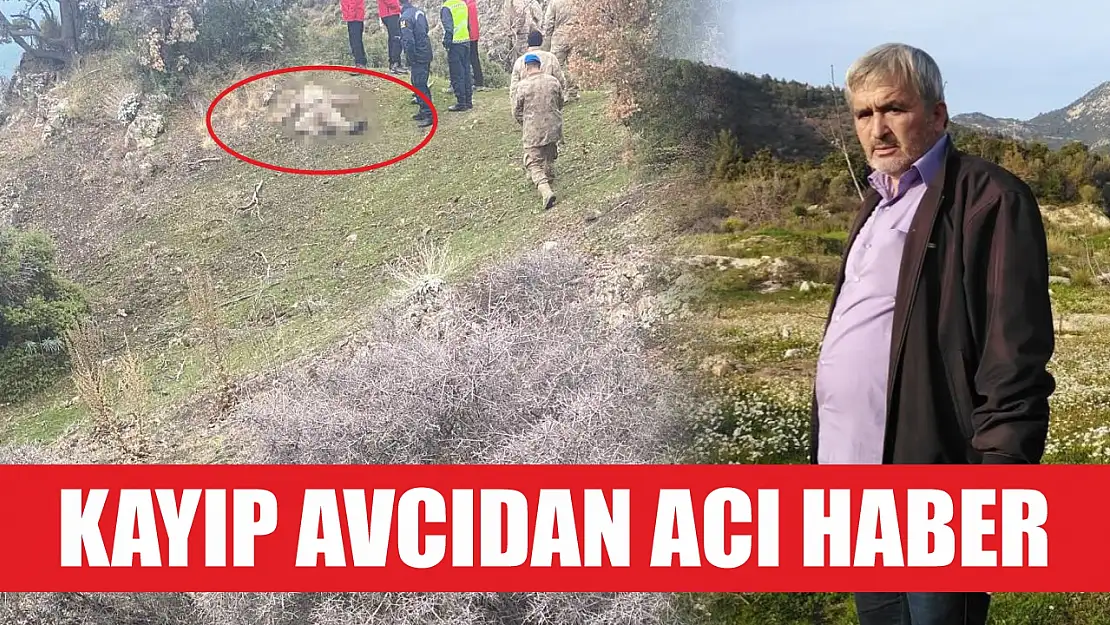 Kayıp avcıdan acı haber