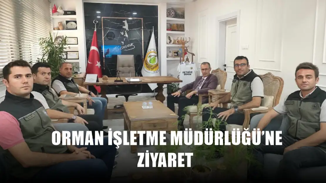 Kaymakam Ertaş, Orman İşletme Müdürlüğü'nü Ziyaret Etti