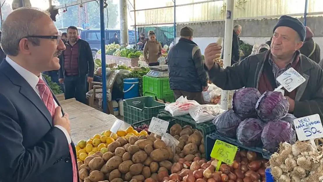 KAYMAKAM KARAMAN CUMA PAZARINI GEZDİ