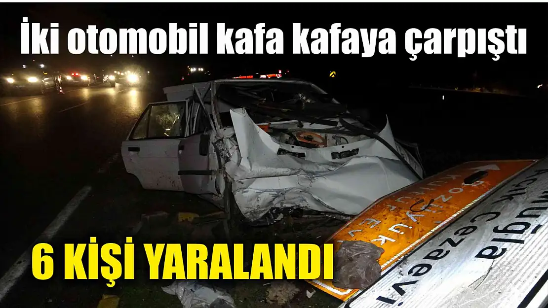 Kazada 6 kişi yaralandı