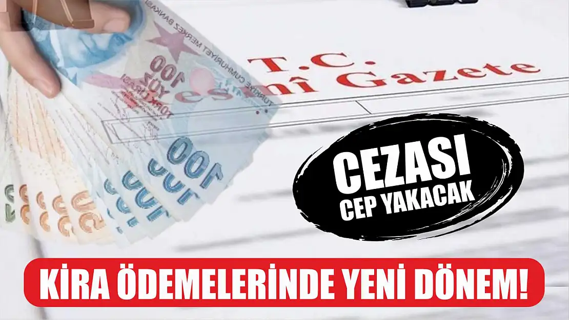 Kira ödemelerinde yeni dönem Cezası cep yakacak