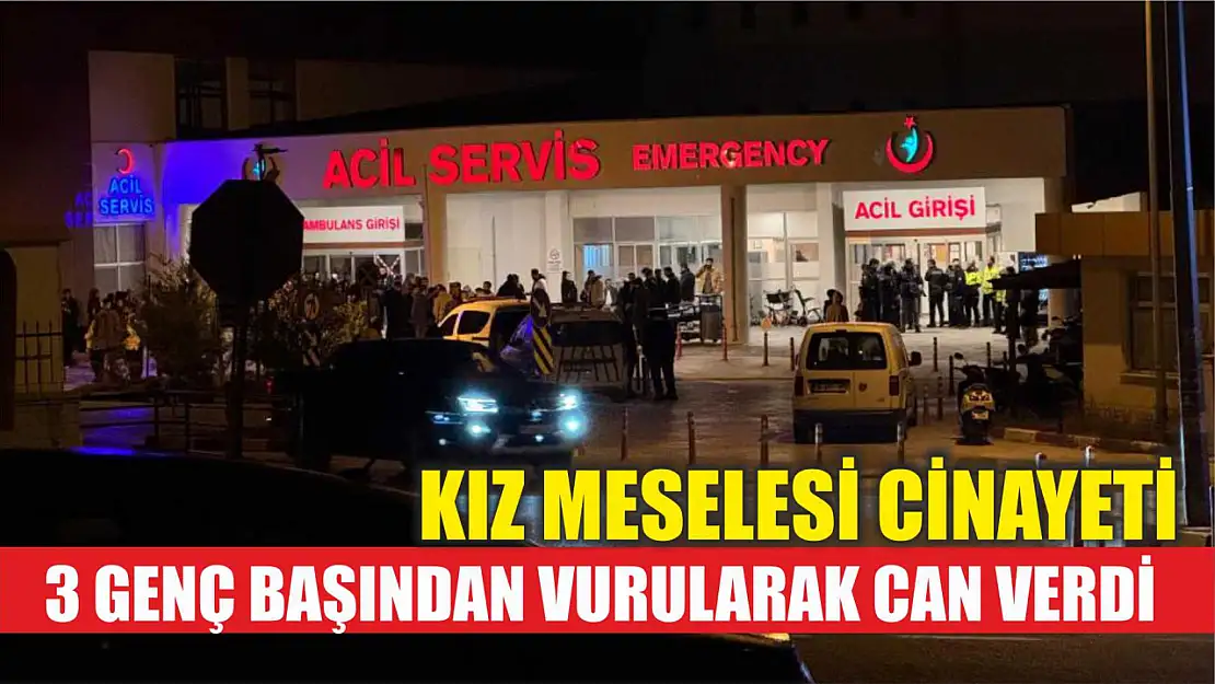 Kız Meselesi Cinayeti 3 genç başından vurularak can verdi