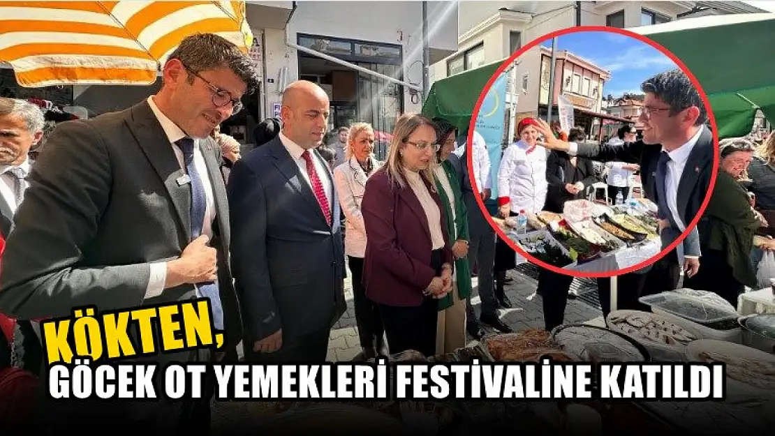 Kökten, Göcek Ot Yemekleri Festivaline Katıldı