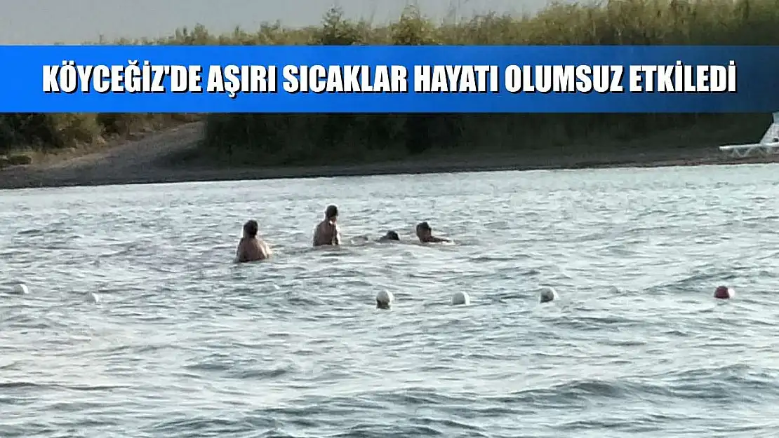 Köyceğiz'de aşırı sıcaklar hayatı olumsuz etkiledi