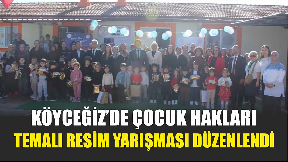 Köyceğiz'de çocuk hakları temalı resim yarışması düzenlendi