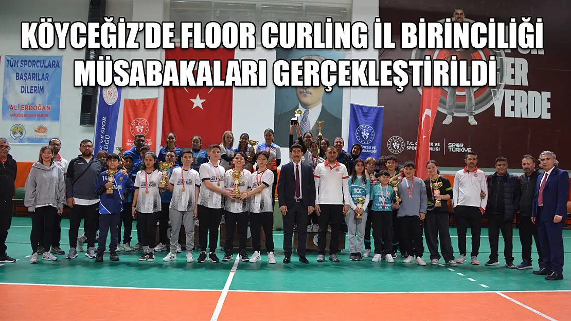 Köyceğiz'de Floor Curling İl Birinciliği Müsabakaları gerçekleştirildi