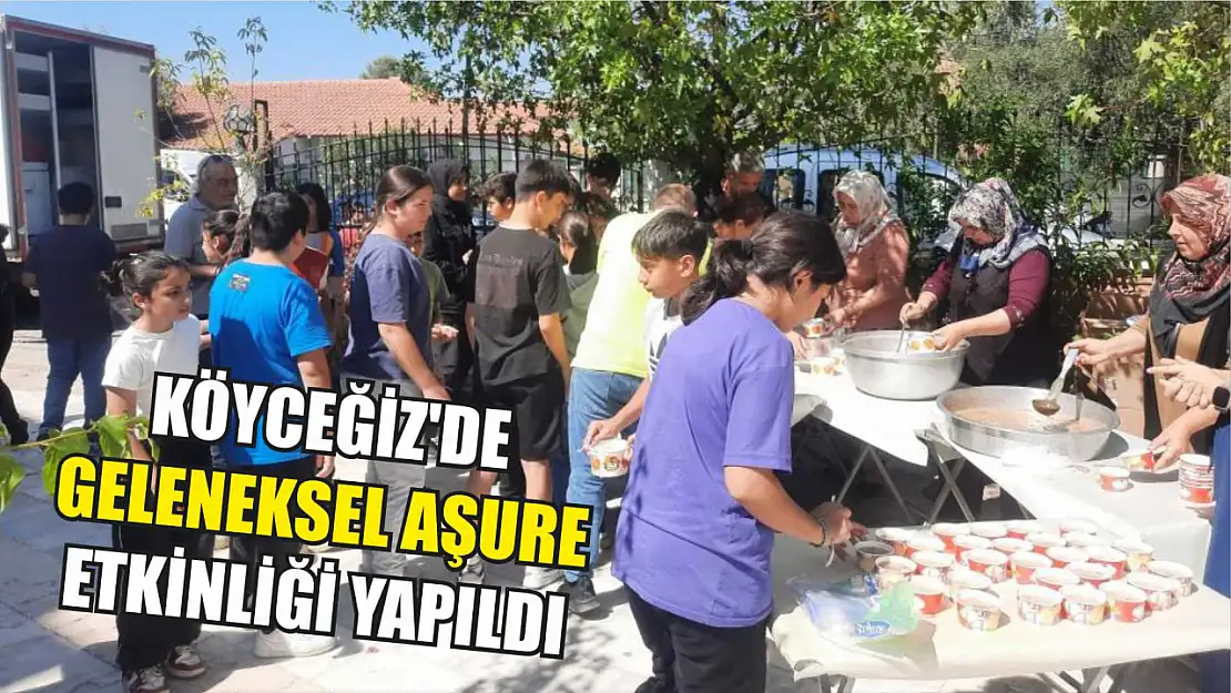 Köyceğiz'de geleneksel aşure etkinliği yapıldı