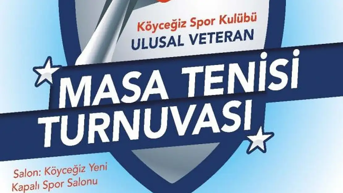 ' Veteran Masa' Tenisi Turnuvası başlıyor