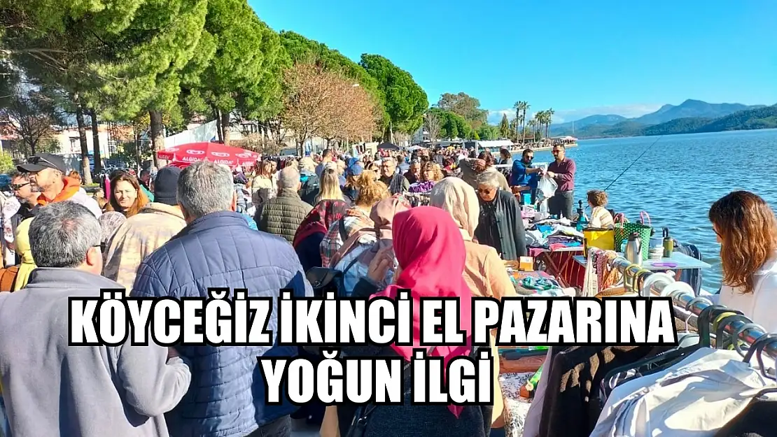 Köyceğiz ikinci el pazarına yoğun ilgi